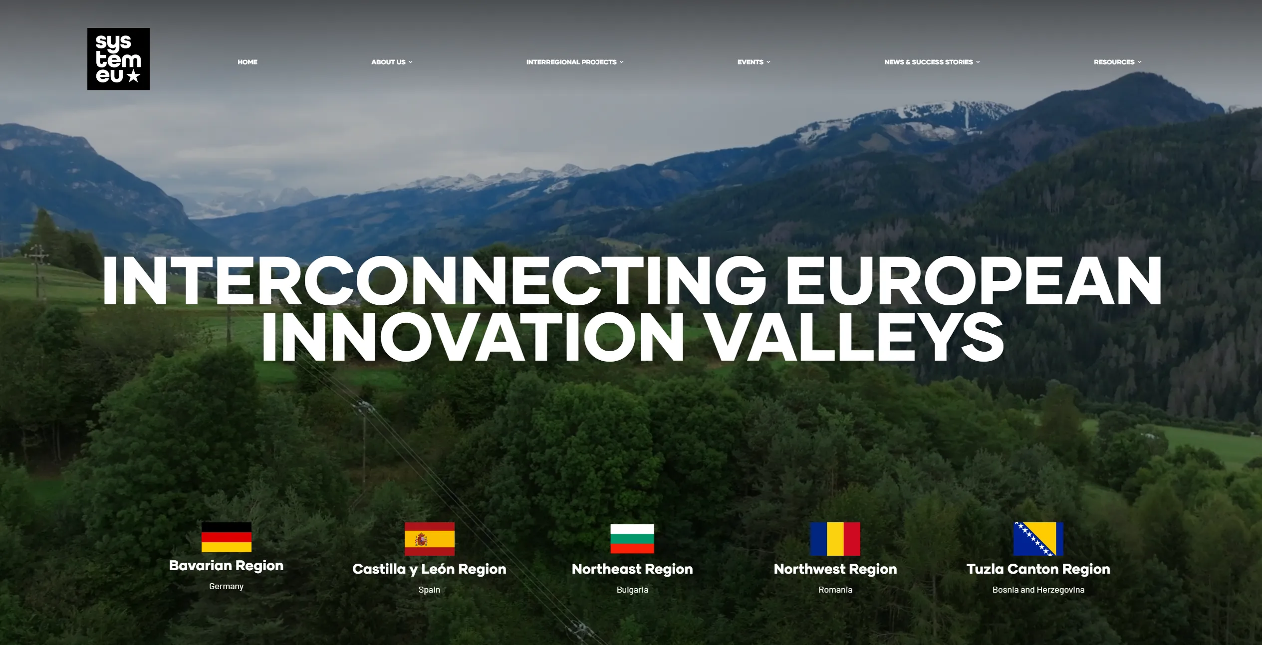 Portada de la web SystemEU Valley